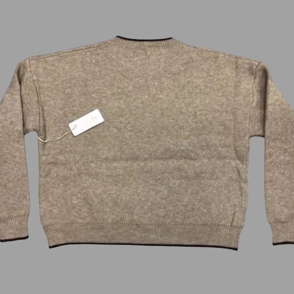 New Womens Anthropologie Western Crewneck Sweater Distinctive Horse Graphic L - Picture 7 of 9